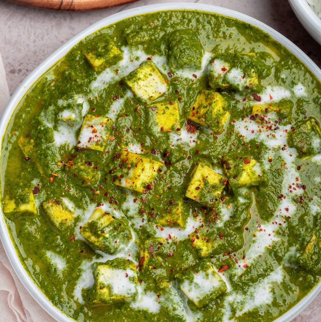 Palak Paneer.