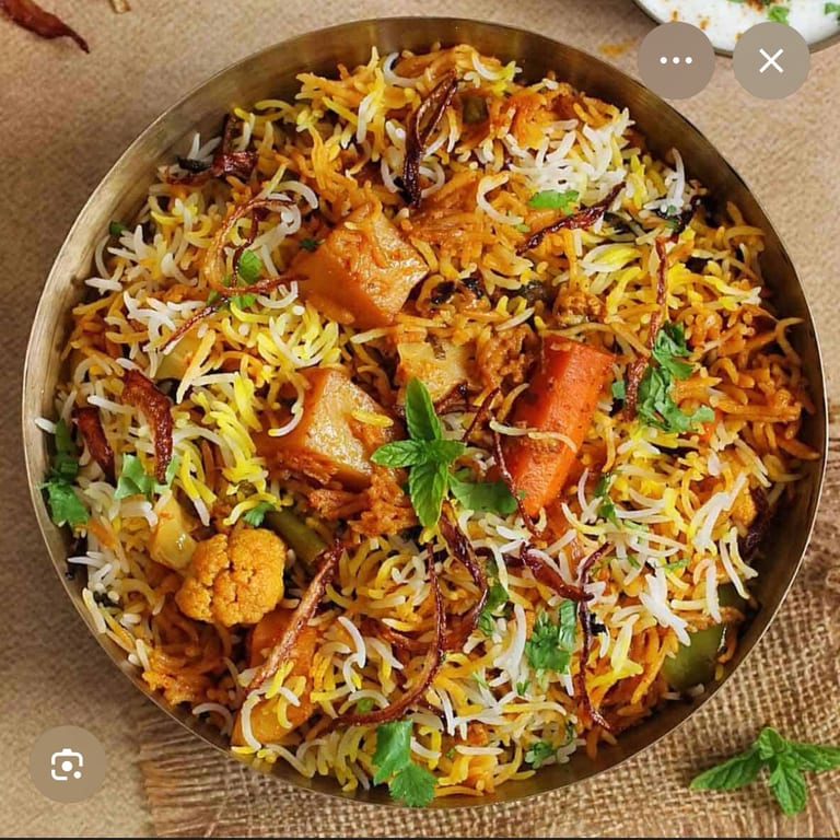 Delicious Vegetable Biryani