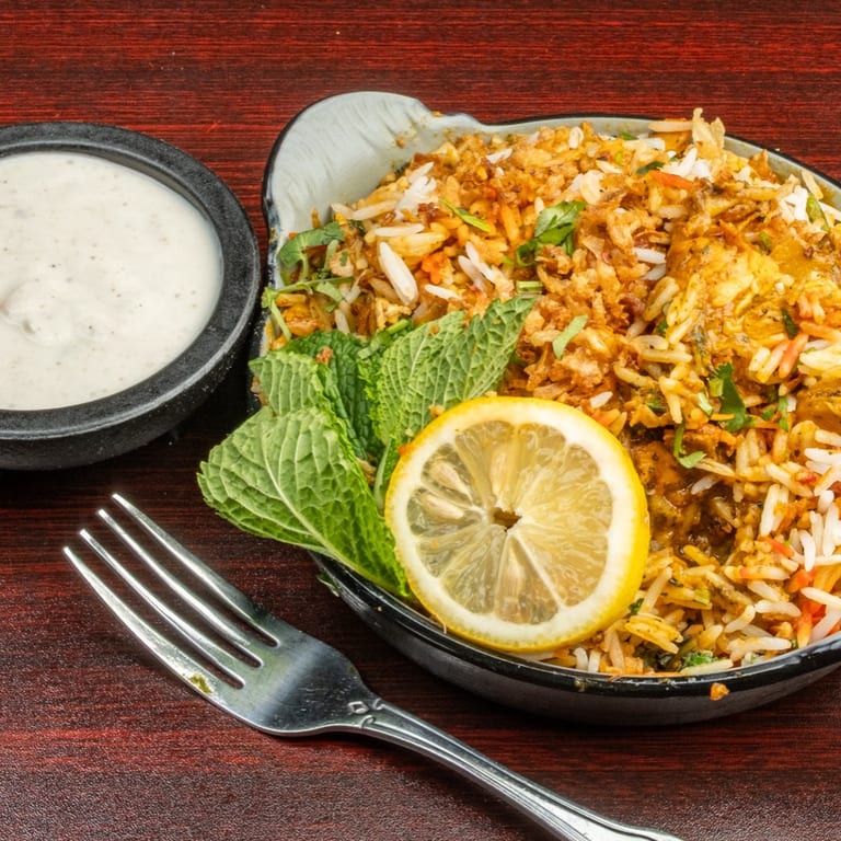 Delicious Goat Biryani Awaits